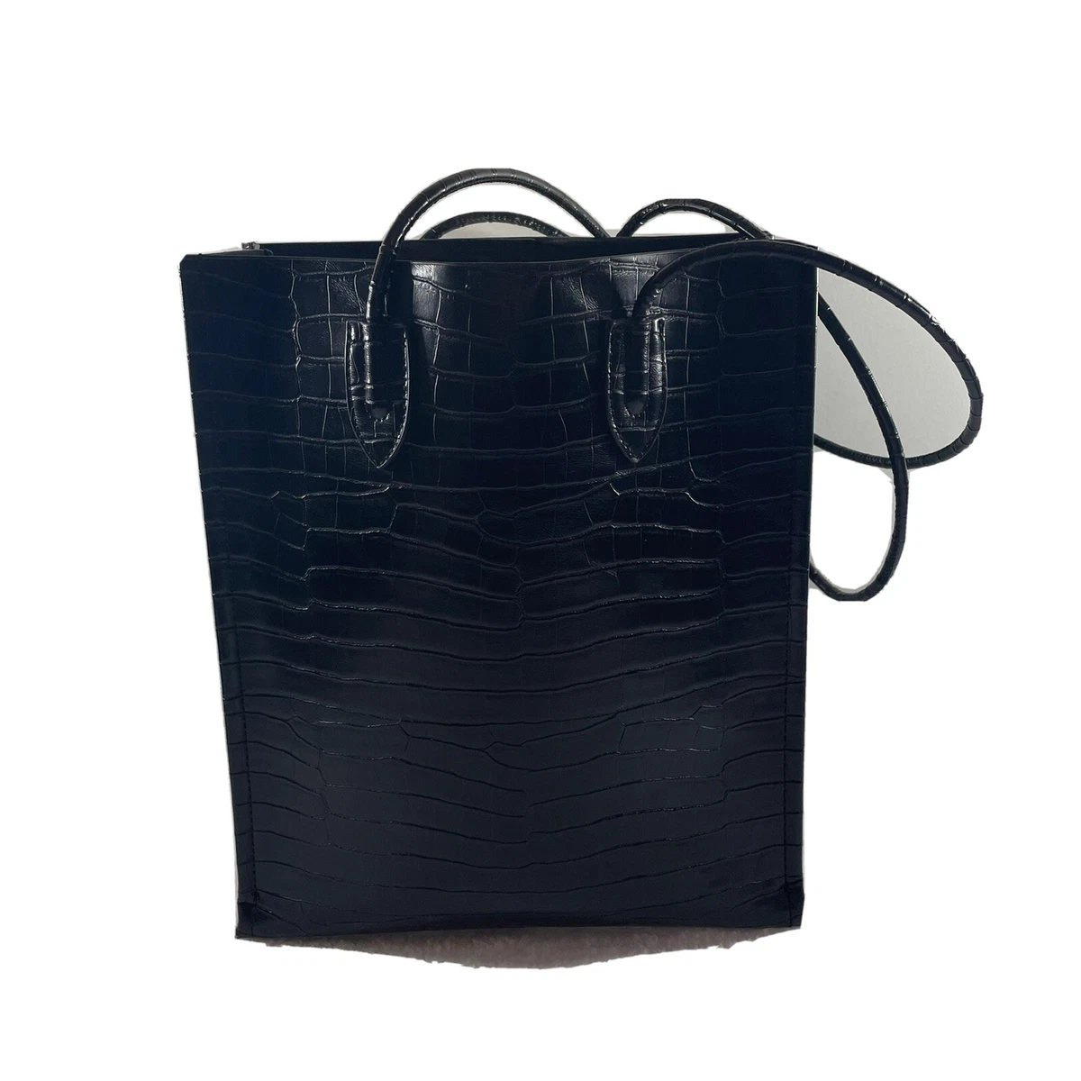 Zara croc embossed bag Clearance