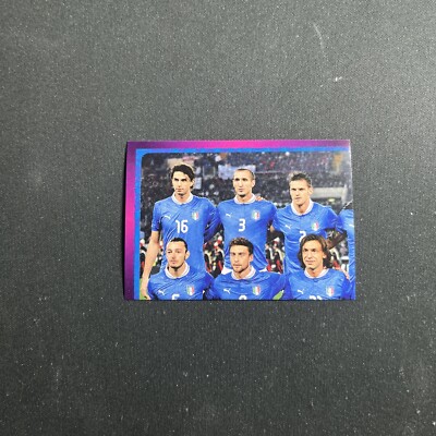 312 EQUIPE TEAM ITALIA PANINI UEFA EURO 2012 POLAND UKRAINE FOOTBALL