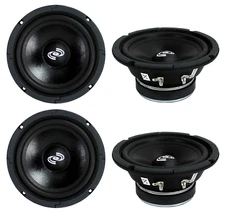 Midrange Car Speakers Pair High Performance Mid Bass Audio PDMR6 6.5 Inch 1200W