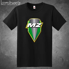 MZ Motorrad Germany Motorcycles Classic Retro Men's Black Size S to 5XL