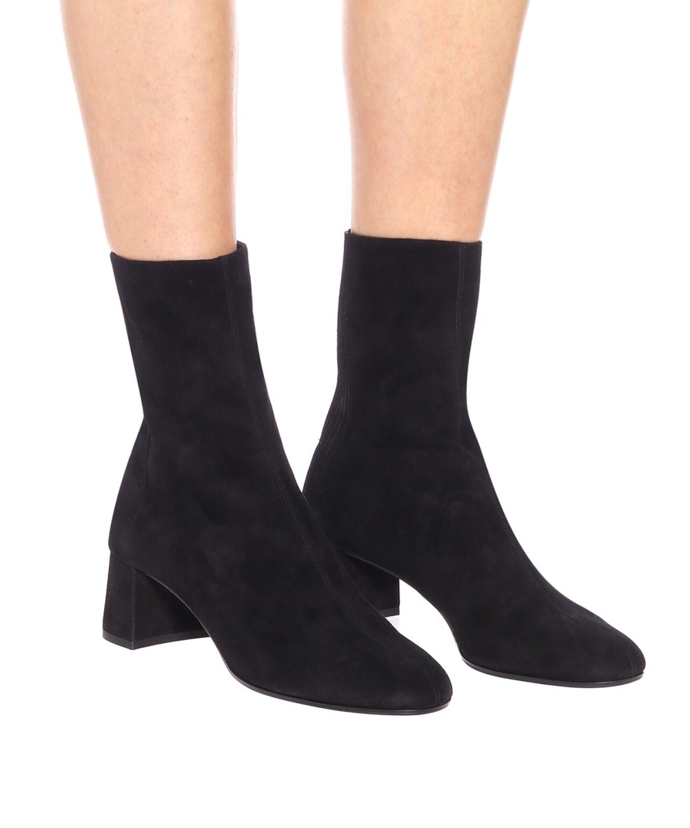 Aquazzura Saint Honore Suede Ankle Boots size 35.5 | eBay