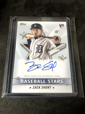 Zack Short 2022 Topps Baseball Stars Autograph | eBay