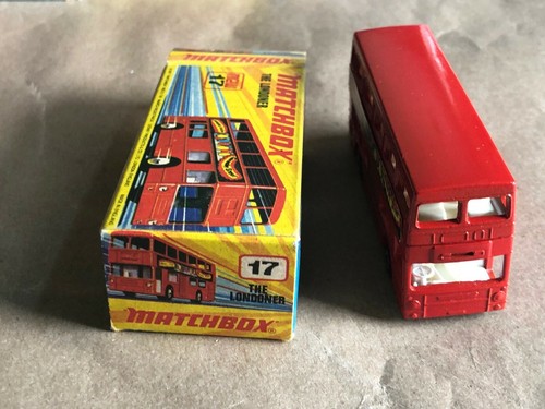 HTF Matchbox Superfast 17 Red The Londoner Bus Carnaby Street Near Mint I1 Box - Picture 3 of 5