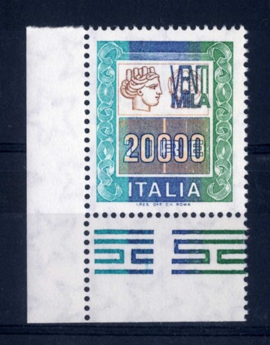 ITALIEN REP. 1987 - Hohe ordentliche Werte 20000L. Ornamente und ItalienTurrita postfrisch **