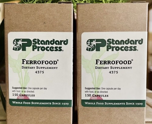 Standard Process, 2 Ferrofood,150 Capsules. Both Best By 05.12.27.