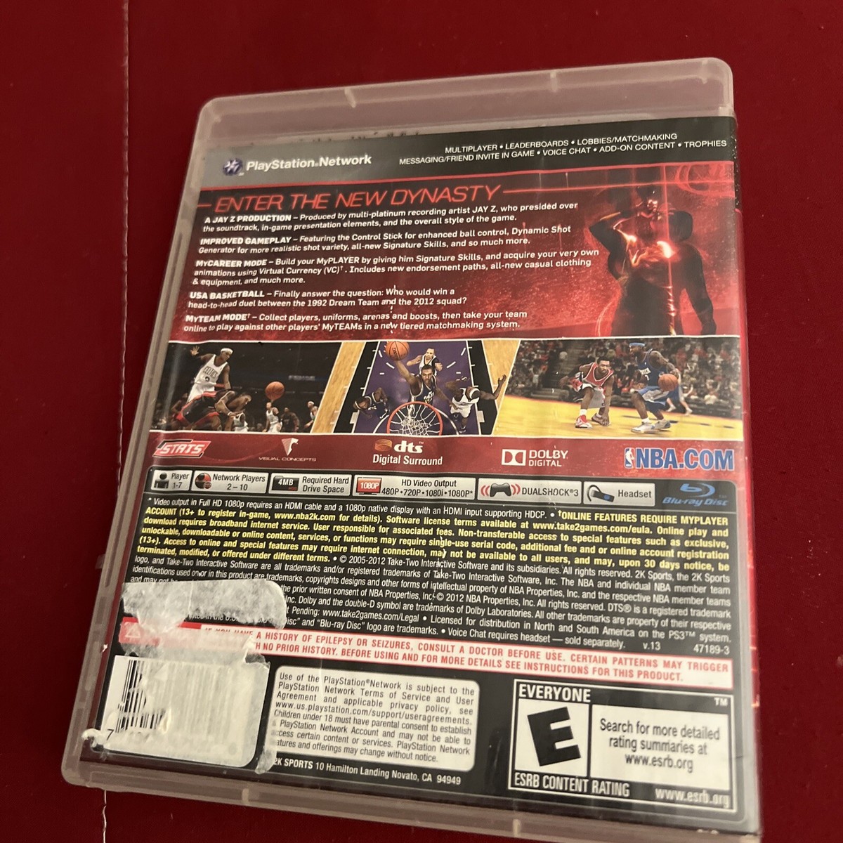 NBA 2K13 (Sony PlayStation 3, 2012) 710425471896| eBay