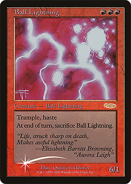 Magic MTG - Ball Lightning - Promo Judge - MINT/NMINT - EN - FOIL