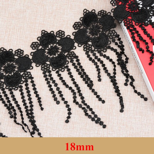 Cotton Crochet Lace Trim Scalloped White or Cream Embellishing Sewing 8-55mm - Picture 26 of 54