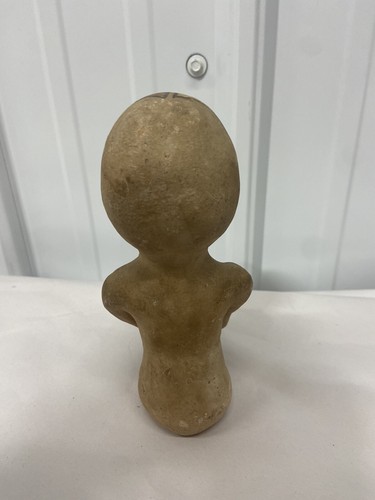 Vintage Native American Tesuque Pueblo Pottery Multicolored Rain God 6" Figurine - Picture 6 of 15