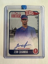 K218,982 - 2020 Onyx Vintage Autographs Blue Ink #VAJC Jean Casanova Auto