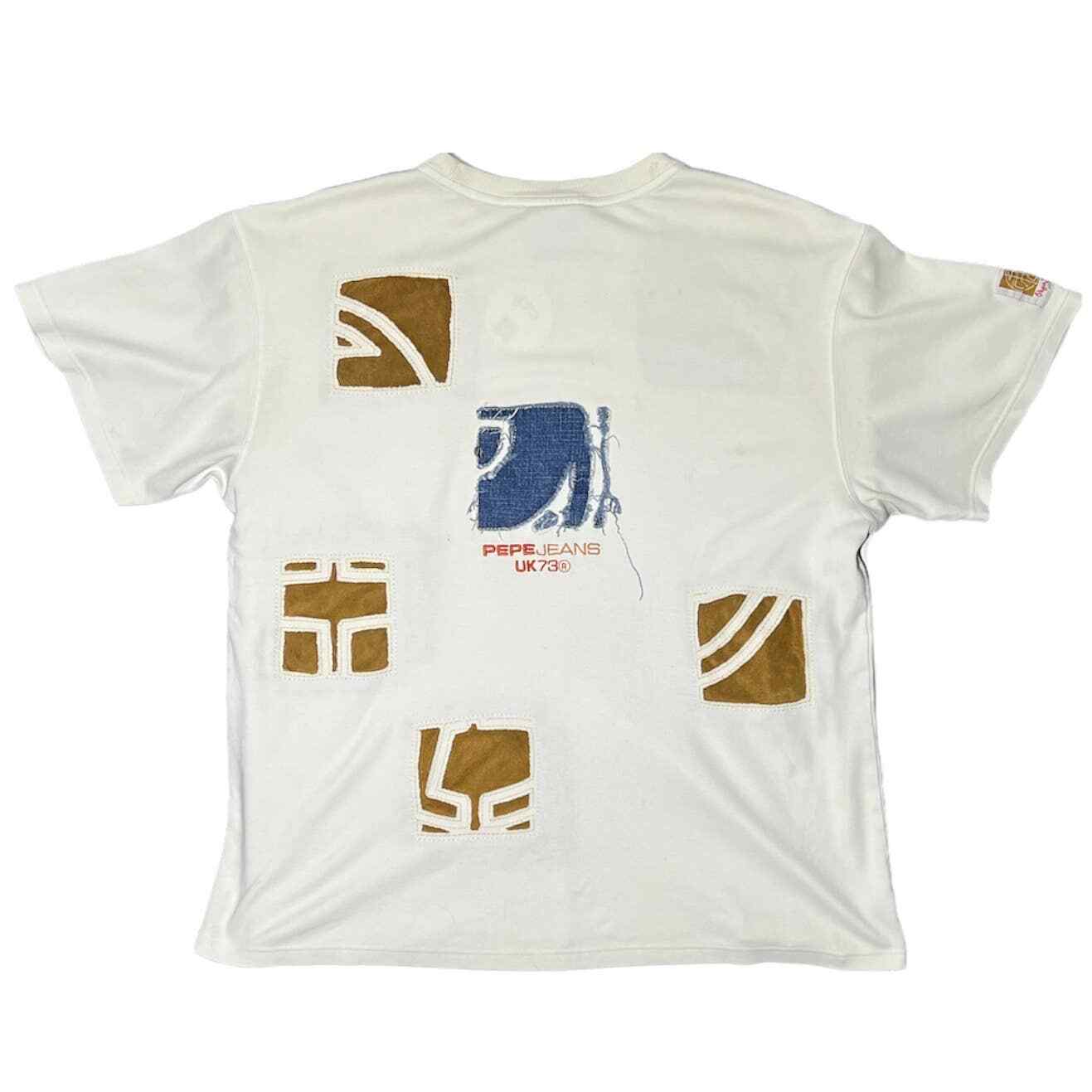 Vintage Pepe Jeans Patchwork Tee - image 2