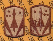 US ARMY 31st Air Defense Artillery ADA Brigade Desert DCU uniform patch