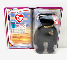 The End the Bear McDonalds TY The End Teenie Beanie Baby 1999 Rare Retired NEW