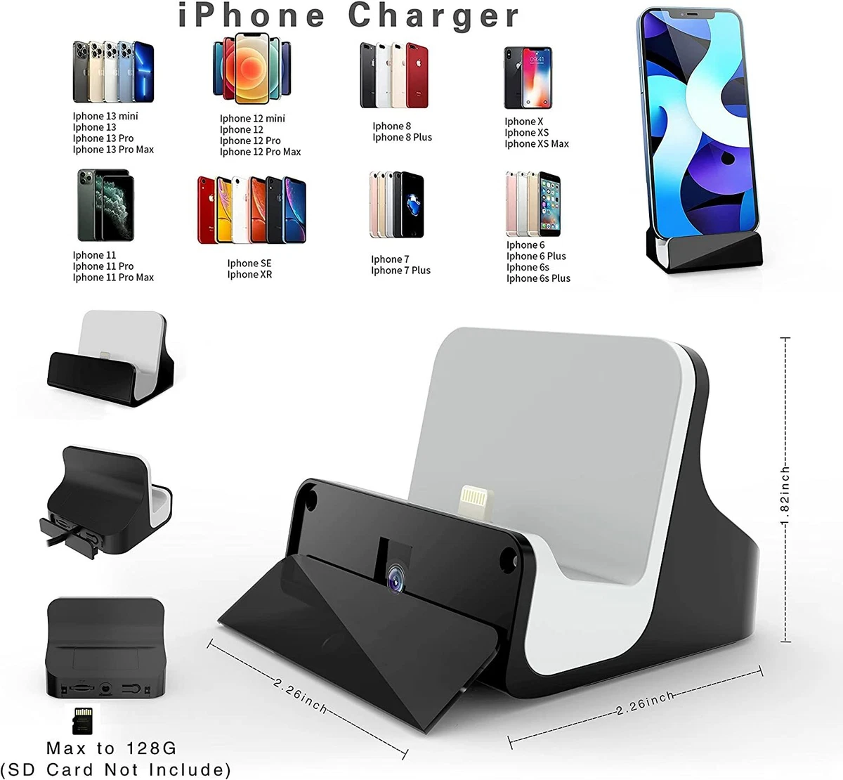 iphone charger nanny cam