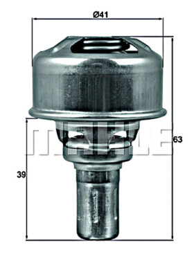 Engine Thermostat For RENAULT 11 12 16 17 19 II 5 9 Clio I DACIA 84NU8575D