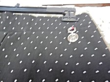 NWT Tommy Hilfiger Women  s Sz 4 Pull-On Straight Leg Dot Pants Black White