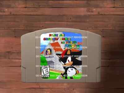Play As Shadow Sonic In Mario 64 - N64 - EXPANSION Pak required!! NTSC