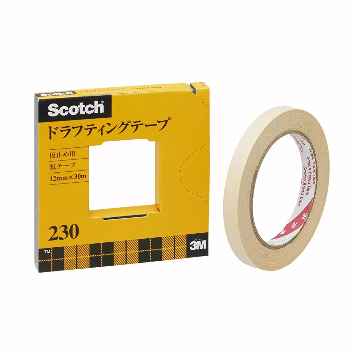 3M Scotch Drafting Tape 12mm x30m Made in Japan 230-3-12