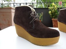 ROCKPORT by ADIDAS Damen Plateau Keilabsatz Stiefeletten Leder Gr.40(6,5) f.Neuw