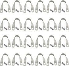 Set 12 clip in alluminio morsetto fisso per serra per connettore a croce cavo