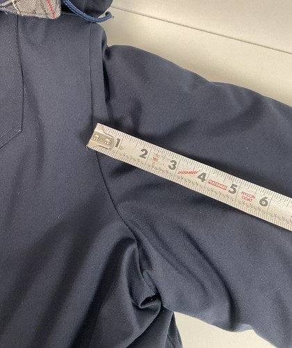 Vintage Women’s Eddie Bauer Premiere Goose Down Parka Coat Navy Blue - Picture 6 of 13