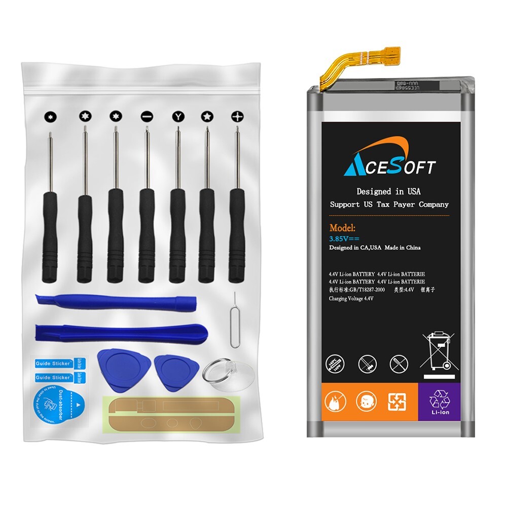 AceSoft 2400mAh Replacement Battery Tool f Samsung Galaxy Z Fold 5 SM ...