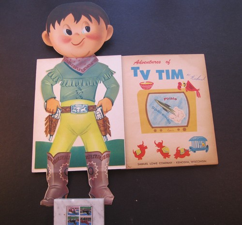 Adventures of TV TIM Bonnie Big Surprise Novelty Books #4704 Foldout Cowboy VG - Picture 2 of 6