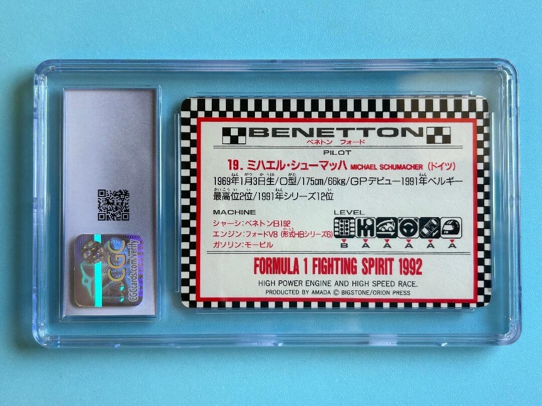 1992 AMADA Formula 1 F1 Michael Schumacher Fighting Spirit RC