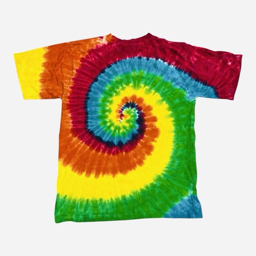 Vintage Snoopy Peanuts Rainbow Tie Dye Cedar Point T-Shirt Size Medium - Picture 6 of 7