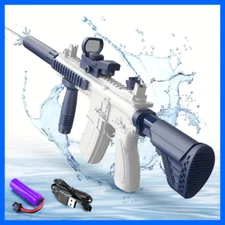 M416 Electric AUTOMATIC High-Speed Water Gun - USB Rechargeable, 36V Low Voltage