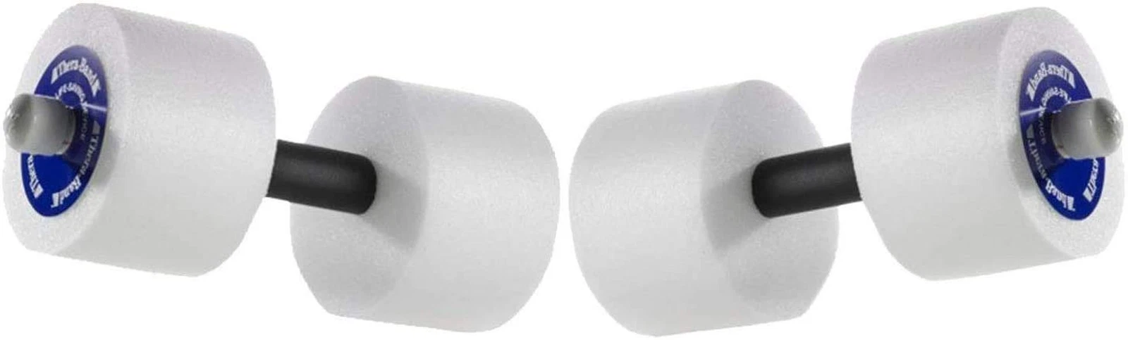 Water Weights, Aquatic Dumbbells for Pool Fitness, 2 Foam Weights with Padded Gr