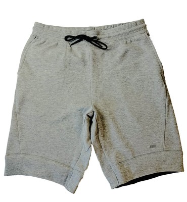 Amazon Essentials Men's Cotton Athletic Shorts Gray Size Small 3 Pocket Tie New