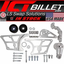 Billet LS Alternator and Tensioner Bracket for LS4 Accessory Drive to Lamborg...