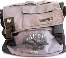 BORSA MESSENGER A TRACOLLA GAUDI' COLORE BLU SCURO/GRIGIO