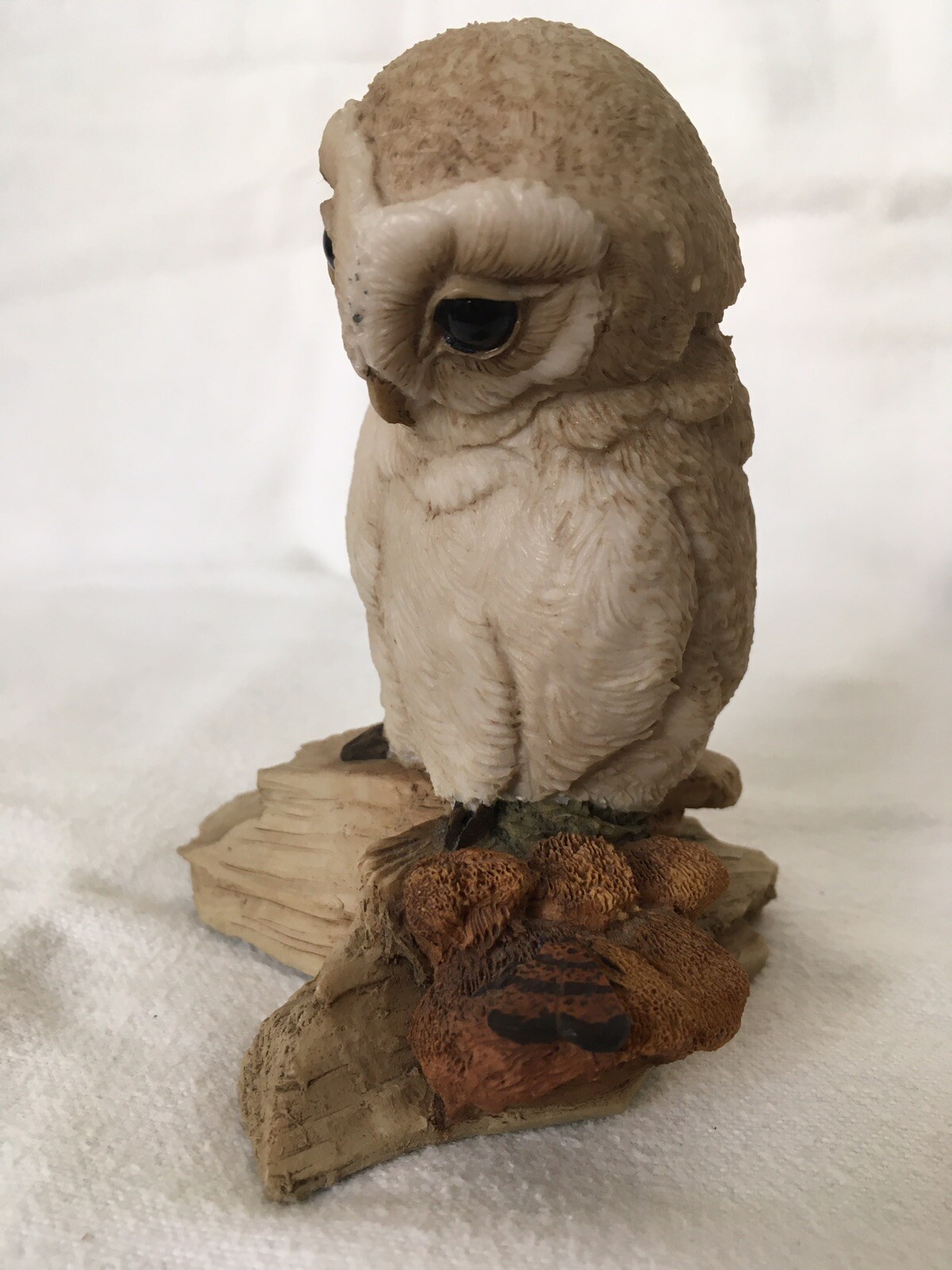 Vintage Barn Owl Figurine By Teviotdale Hand Made In Hawick Scotland