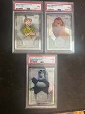2023 Disney100 Chrome Topps PSA 9 Lot (Peter Pan, Mufasa, Barley Lightfoot)