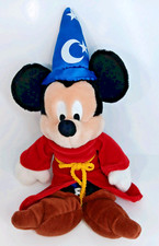 VTG Disneyland Resort 13" Sorcerer Mickey Mouse Fantasia Bean Bag Plush /w Tags