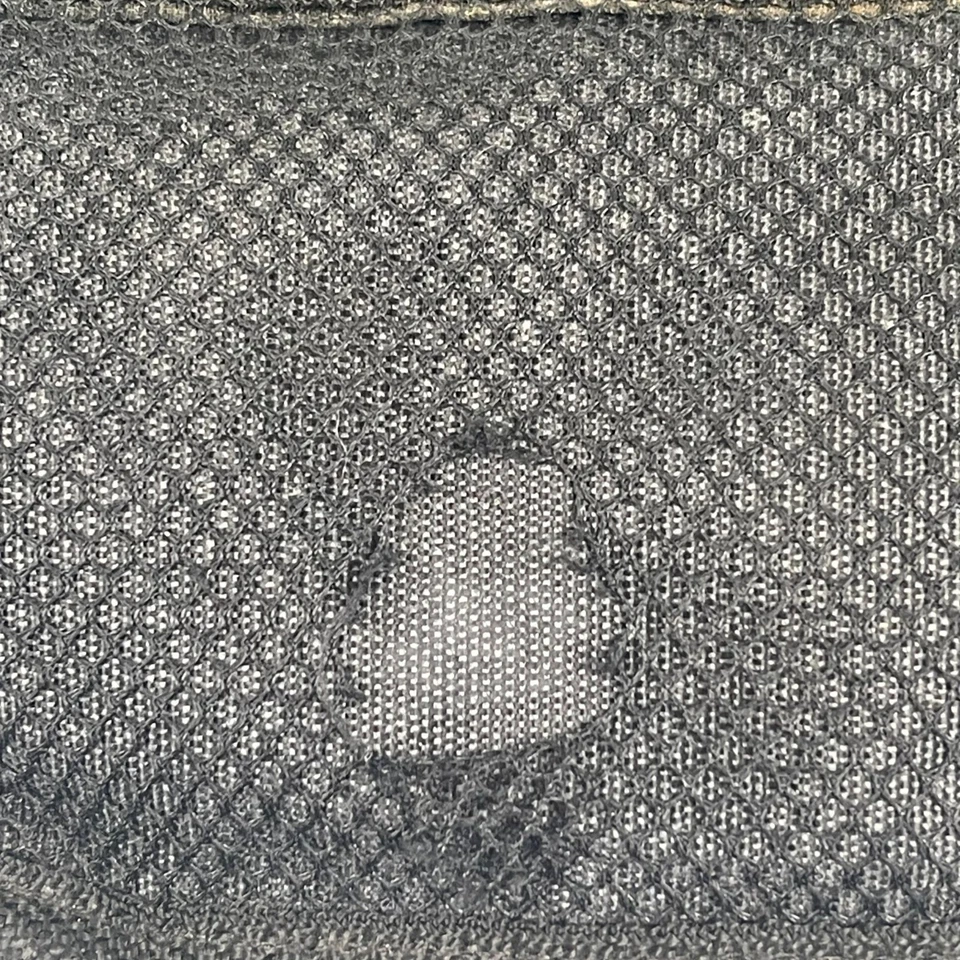 Bolso Mensajero De Colección Años 90 Y2K Mudd Negro Bandolera Lona Bolsillos Escuela Gótico Defecto Foto 3 de 4