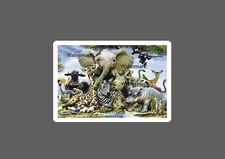 Animal Babies Sticker Portrait Wildlife