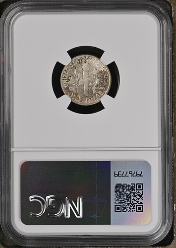 1953 10C Roosevelt Dime NGC MS66 8159892-011 - Bild 2 von 2