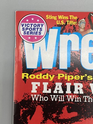 Vintage The Wrestler Magazine December 1991 Flair Hogan