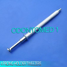 4 PRONG HOLDER TOOL SMALL PARTS EASY PICK UP Tweezers.12 Piece