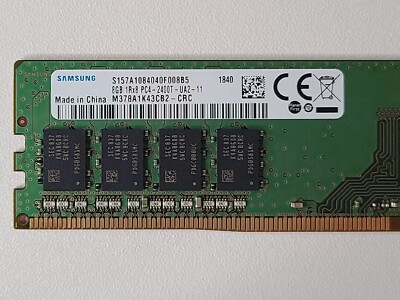 SAMSUNG 8GB DDR4 2400 1Rx8 PC4-19200 M378A1K43CB2-CRC 288pin
