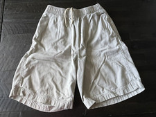 Lands End Youth Teen Boys Kids Light Khaki shorts size Medium 10 12