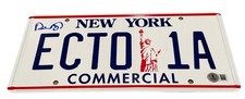 DAN AYKROYD signed (GHOSTBUSTERS) Ray Ecto 1 License Plate Beckett 3W042372