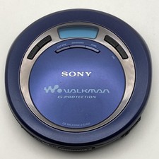 Sony Walkman GProtection CD Player D-EJ621 Blue - Tested - Walkman Only