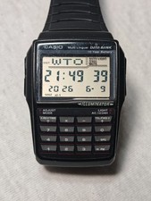 Classic Casio DBC-32 data bank calculator watch in working order