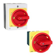 Hauptschalter 16A-25A-40A im Gehäuse und Fro...