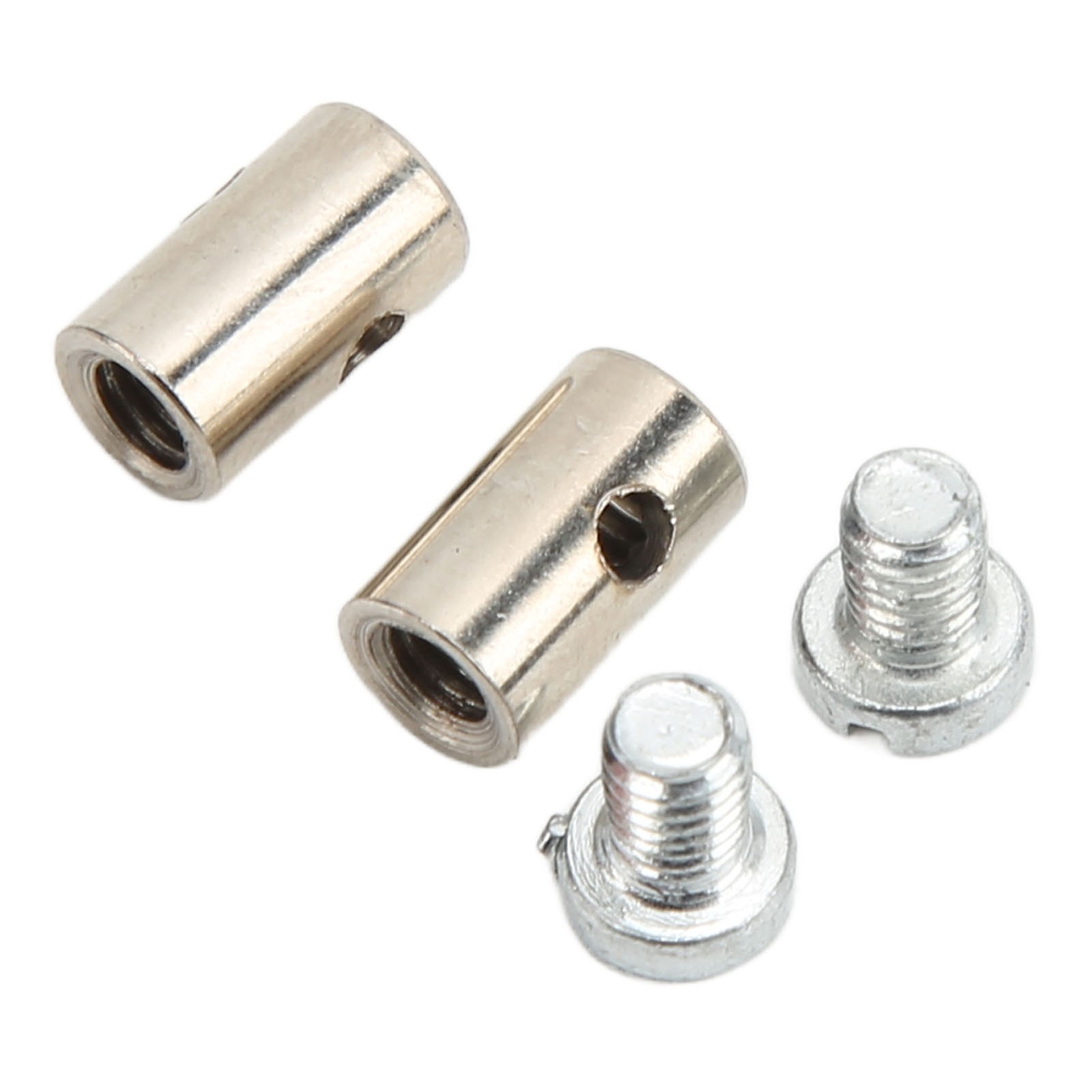 6mm/0.2in Solderless Cable Nipple Metal Brake Line Throttle Choke End For Mo GDS