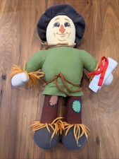 2012 The Wizard of Oz Scarecrow Plush Toy Factory Stuffed Animal 19 EUC RARE